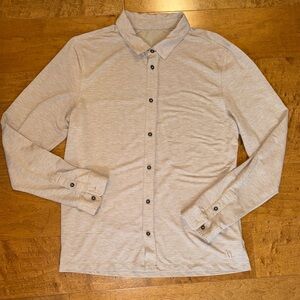 Vuori Light Tan Casual Button Down Shirt